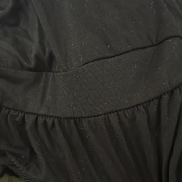 41 Hawthorn Black A-Line V-Neck Maxi Dress - Picture 14 of 15